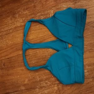 Lulu lemon sports bra (teal color)